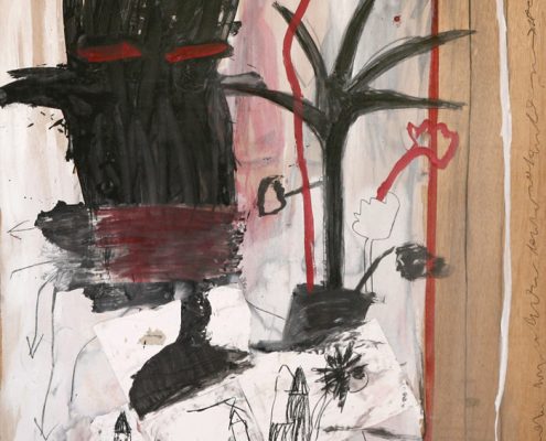 Mixed Media On wood_1993_135x120 Mixed Media On wood_1993_135x120