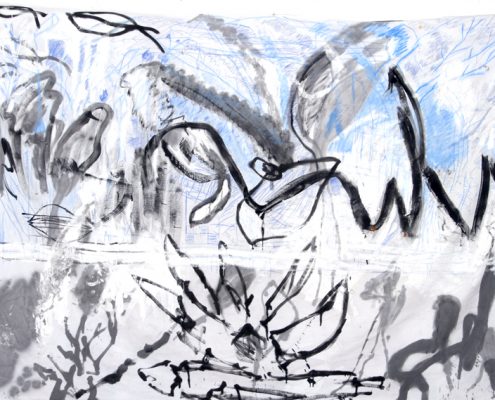 Mixed Media On canvas_1986_260x180