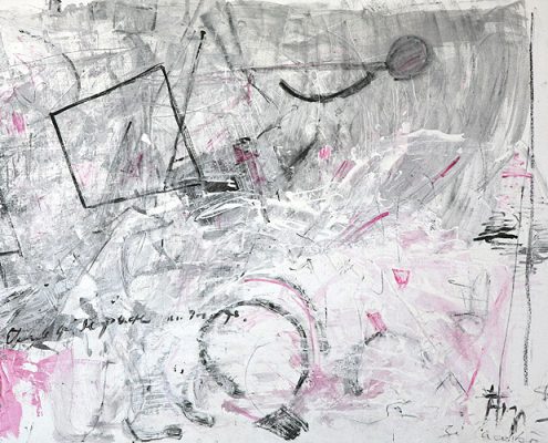 Mixed Media On canvas_1989_96x365