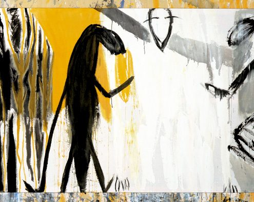 Mixed Media On canvas_2000_158x341