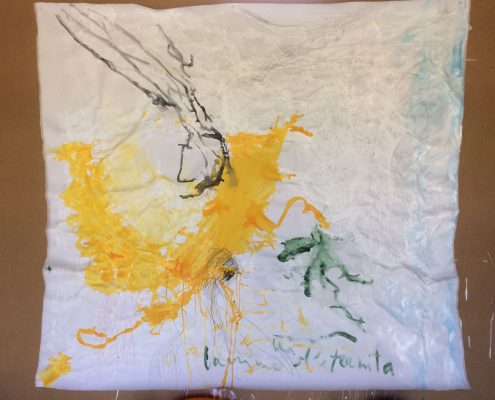 lacrime d'eternità Mixed Media on Canvas Sigrid Gloerfelt From Morocco to Venice 2017