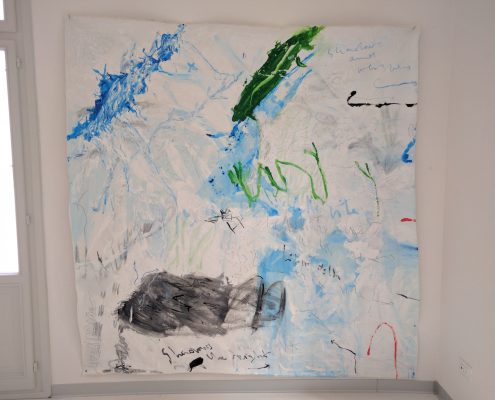 il libro della vita Mixed Media on Canvas Sigrid Gloerfelt From Morocco to Venice 2017
