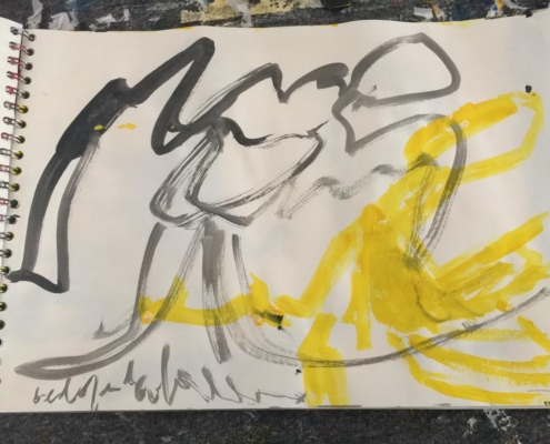 03 Lockdown 2020 - Sigrid Glöerfelt Sigrid Gloerfelt - Mixed Media on paper