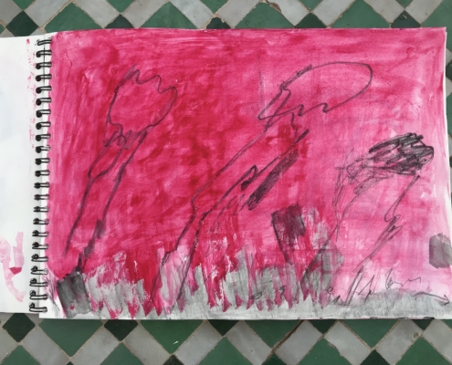 10 Lockdown 2020 - Sigrid Glöerfelt Sigrid Gloerfelt - Mixed Media on paper