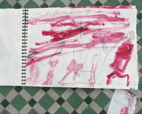 11 Lockdown 2020 - Sigrid Glöerfelt Sigrid Gloerfelt - Mixed Media on paper
