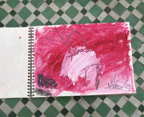 15 Lockdown 2020 - Sigrid Glöerfelt Sigrid Gloerfelt - Mixed Media on paper