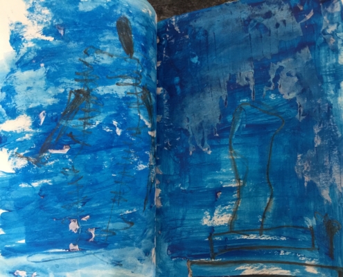 18 Lockdown 2020 - Sigrid Glöerfelt Sigrid Gloerfelt - Mixed Media on paper
