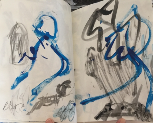19 Lockdown 2020 - Sigrid Glöerfelt Sigrid Gloerfelt - Mixed Media on paper