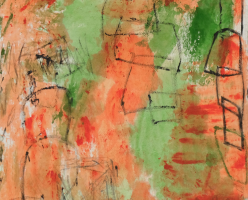05 Lockdown 2020 - Sigrid Glöerfelt Sigrid Gloerfelt - Mixed Media on canvas